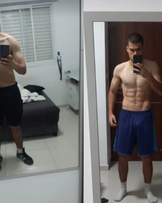 לפני ואחרי בשיטת ריקומפוזישן לצדדים